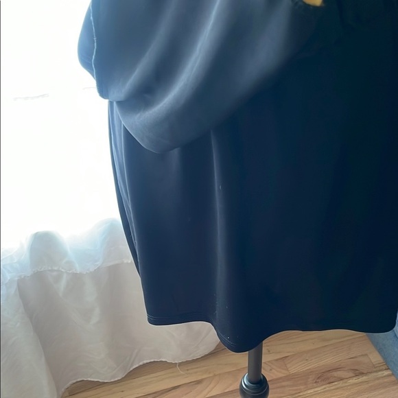 Elegant Black and Yellow Women's Dress - Picture 3 of 6